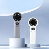 Redclick M11 Dijital Led Göstergeli Mini Vantilatör Soğutucu El Fanı