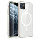iPhone 11 Kılıf Işıltılı ve Magsafe Özellikli Allstar Premium Kapak