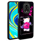 Redmi Note 9 Pro Kılıf Kabartma Parlak Figürlü Şık Amas Premium Silikon Kapak