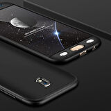 Galaxy J7 Pro Kılıf 3 Parçalı Tam Koruma Şık Astrea Premium Sert Kapak