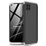 Huawei P40 Lite Kılıf 3 Parçalı Tam Koruma Şık Astrea Premium Sert Kapak