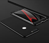 Huawei P9 Lite 2017 Kılıf 3 Parçalı Tam Koruma Şık Astrea Premium Sert Kapak