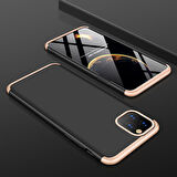 iPhone 11 Pro Kılıf 3 Parçalı Tam Koruma Şık Astrea Premium Sert Kapak
