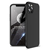 iPhone 12 Pro Max Kılıf 3 Parçalı Tam Koruma Şık Astrea Premium Sert Kapak