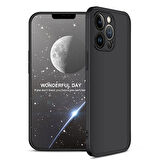 iPhone 13 Pro Max Kılıf 3 Parçalı Tam Koruma Şık Astrea Premium Sert Kapak
