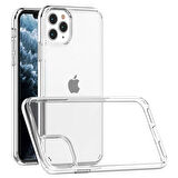iPhone 11 Pro Tam Koruma Sağlayan Sert ve Şeffaf Coss Premium Silikon Kılıf