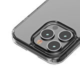iPhone 14 Plus Tam Koruma Sağlayan Sert ve Şeffaf Coss Premium Silikon Kılıf