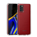 Samsung Galaxy A02S Tam Koruma Sağlayan Sert ve Şeffaf Coss Premium Silikon Kılıf