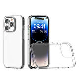 Vivo V21E Tam Koruma Sağlayan Sert ve Şeffaf Coss Premium Silikon Kılıf