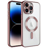 iPhone 14 Pro Max Kılıf Magsafe ve Kamera Korumalı Şık Demre Premium Kapak