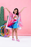 Özdilek Frozen Spring Disney Lisanslı Kadife Çocuk Panço 4/9 Yaş