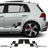 Skoda Scala İçin Uyumlu Aksesuar Yan Sport 56*26