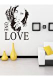 Bob Marley One Love Ev Dekoratif Sticker