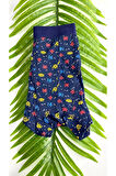 NİVEMESHOME 4480 ERKEK LYCRALI COTTON BOXER LACİVERT PACKMAN DESENLİ XL BERRAK