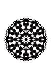 Çiçek Deseni (Oto-Motor-Laptop-Duvar-Dekor) (Tip 9) 20 x 20 Cm