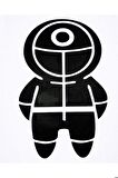 Squıd Game Oto Motor Laptop Duvar Folyo Sticker 80 x 120 cm