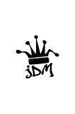 JDM Amblem yapışkan arma Araç&motor&dekor 20 x 20 cm