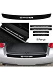 Özel Tasarım Hyundai Accent Bağaj Ve Kapı Eşiği Karbon Sticker (set)