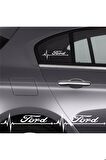 FinDit Ford S-Max Ritim Oto Sticker (2 Adet)