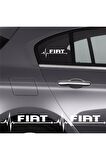 Fiat Coupe İçin Uyumlu Aksesuar Oto Ritim Sticker 2 Adet 20*9 Cm miss-774