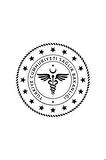 Sağlık Bakanlığı Oto Sticker Siyah 15 x 15 cm