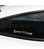 kişiye özel hologram yazı ad soyad 50*8 / 2 ADET