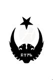 Ay Yıldız Kartal Göktürkçe Türk Oto Motor Laptop Duvar Folyo Sticker 20 X 26