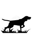 Av Köpeği Oto Sticker 25 x 12 cm