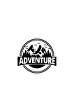 Adventure Sticker (Oto-Motor-Laptop-Duvar-Dekor) 20 x 18 cm