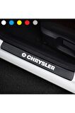 Chrysler İçin yeni uyumlu Aksesuar Oto Kapı Eşiği Sticker Karbon 4 Adet