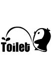 Penguen Tuvalet Sticker 10 X 5 Cm