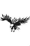 Kartal Oto Motor Laptop Duvar Folyo Sticker 10 X 6