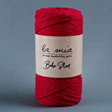 La Mia Boho Slim Kırmızı El Örgü İpi -L033 - 34197