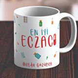 Kişiye Özel En İyi Eczacı Tasarımlı Kupa Bardak