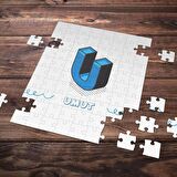 Kişiye Özel U Harfi Tasarımlı Puzzle