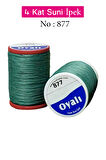 Oyalı 4 Kat Suni İpek İplik İğne Oyası Boncuk İpi Tığ Oyası No:877