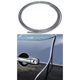 Geçmeli Kapı Koruyucu Çıta Nikelaj 15 Metre 6Mm