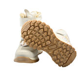 SİA ÇANTA BOOT'S ÇIRTLI & BAĞÇIKLI ORTAPEDİK  & ANATOMİK SAĞLAM KAYMAZ TABANLI UZUN KONÇLU İÇİ KÜRKLÜ NEFES ALAN ÇOCUK SNOW BOOT