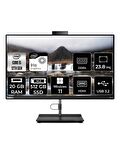 LENOVO THİNKCENTRE NEO 30A İ5 1235U 20GB RAM 520GB SSD 23.8" FHD W11H ALL IN ONE PC 12CE004KTX
