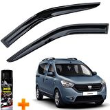 Dacia Dokker Mügen Cam Rüzgarlığı 2013 Sonrası 2 Li Takım +500ml Lastik Parlatıcı