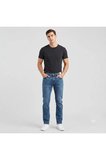 511 Pamuklu Normal Bel Slim Fit Jeans Erkek likralı rahat KOT PANTOLON -0002 Mavi / 29-32