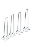 KATLANABİLİR METAL AYAKLI AHŞAP YER SOFRASI TEPSİ SİNİ SİYAH MERMER DESEN 100 CM