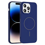 Apple İphone 14 Pro Max Kılıf Magsafe Şarj Özellikli Lopard Ruby Silikon Kapak