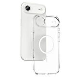 Apple İphone 17 Air Sararmaz İnce Şeffaf Kılıf Magsafe Şarj Kamera Korumalı Ultra Hybrid Crypto Kapak Telefon Kılıfı