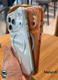iPhone 17 Pro Max Sararmaz İnce Kılıf Magsafe Şarj Kamera Korumalı Ultra Hybrid Crypto Kapak Telefon Kılıfı