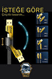 4in1 Süper Hızlı Şarj Kablosu 65W Şarj USB'den Type-C'/Lightning'e Type-C'den Type-C/Lightning Samsung Huawei Xiaomi iPhone ile uyumlu PD65