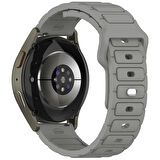 Gear S3 Lopard Krd-132 22mm Silikon Kordon Strap Kayış