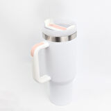Igloo Stadler Çelik Thermo-Mug 1.2 Litre Beyaz-Pembe 12Saat Sıcak/18Saat Soğuk Saklama