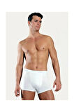 Tıght 2'li 94 Cotton 6 Elastan Erkek Boxer Gri