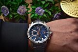 HNG1067.390 Quantum chronographlı çelik erkek kol saati
